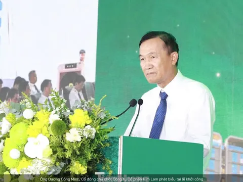 Chủ tịch Dương Công Minh cam kết Him Lam sẽ hoàn thành dự án nhà cho thuê 2.000 căn hộ tại Long Biên đúng tiến độ